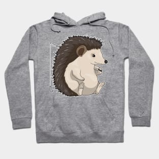 Hedgehog Fisher Fishing rod Hoodie